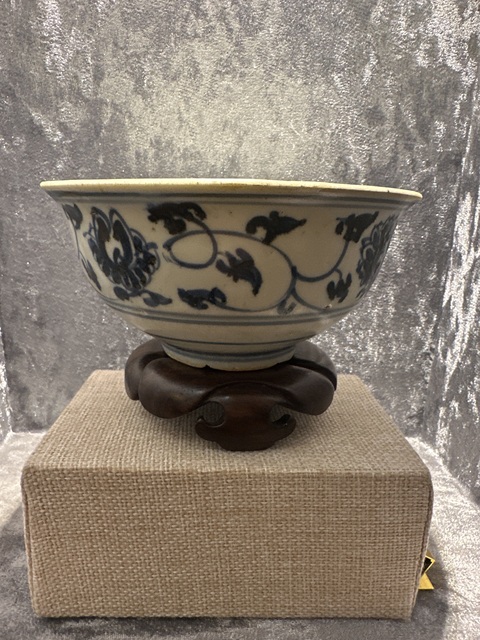 古玩陶瓷宣德青花碗拍賣，當前價格15888元