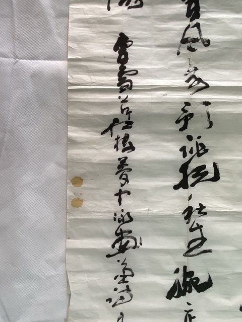 古玩字畫畫菊真品鑒賞圖