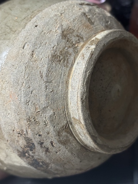 古玩陶瓷元末明初·青釉鴨嘴壺拍賣，當前價格198元