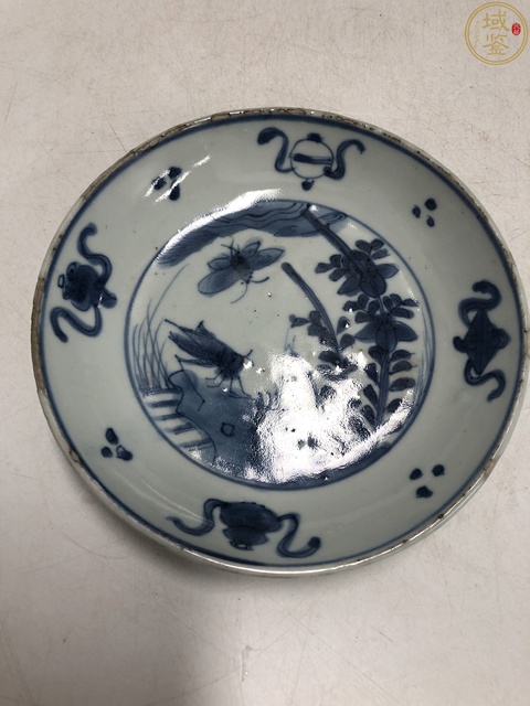 古玩陶瓷明晚·青花飛黃騰達紋盤拍賣，當前價格2388元