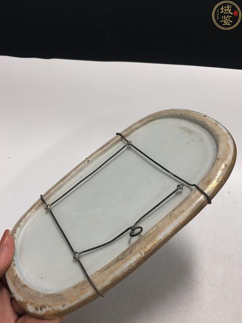 古玩陶瓷清 乾隆清花粉柴花鳥紋瓷板拍賣，當前價格868元