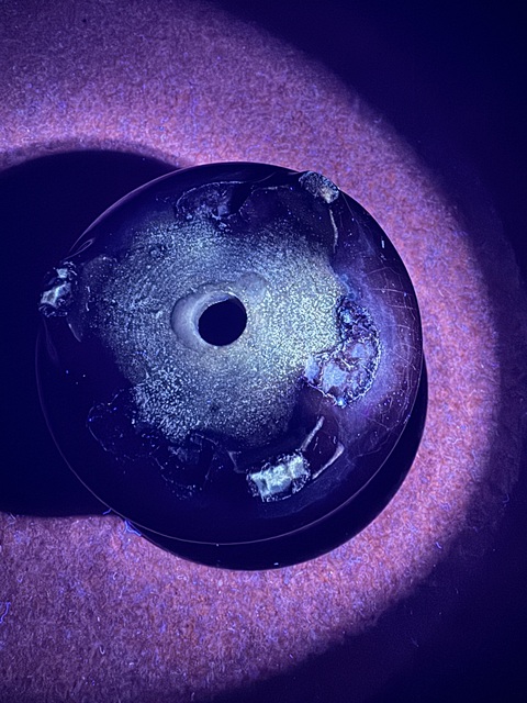 古玩陶瓷鈞紅釉三足香爐真品鑒賞圖