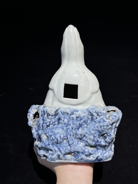 古玩陶瓷清代德化窯觀音像真品鑒賞圖