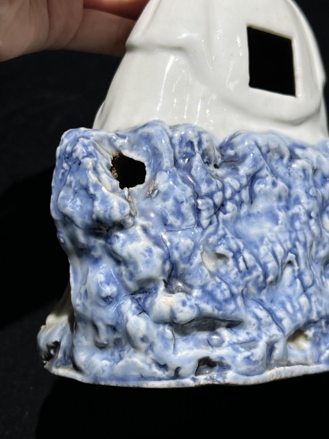 古玩陶瓷清代德化窯觀音像真品鑒賞圖