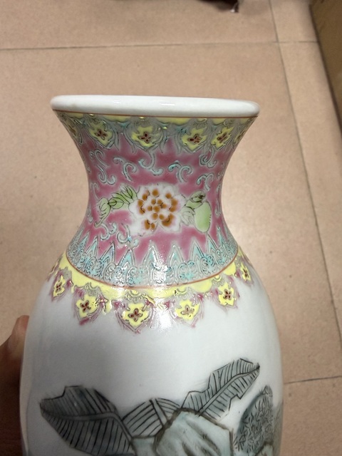 古玩陶瓷出口創匯期嬰戲紋瓶真品鑒賞圖