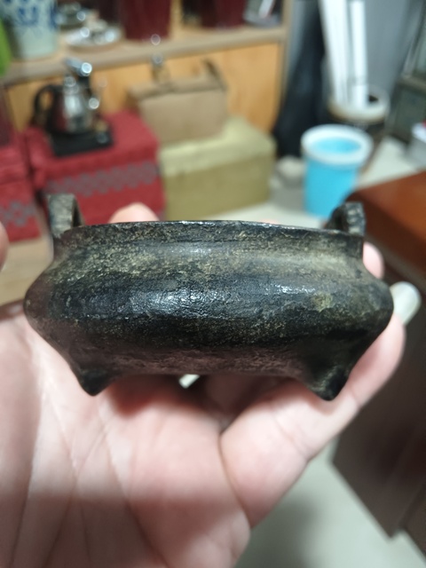 古玩銅器銅爐真品鑒賞圖