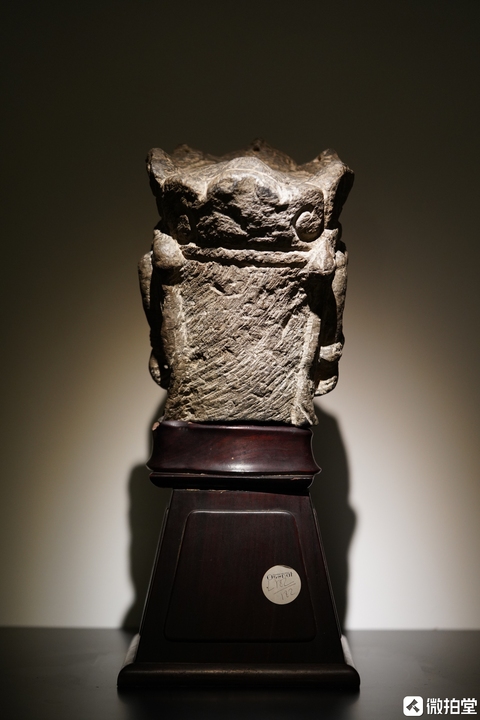 古玩雜項石佛首真品鑒賞圖