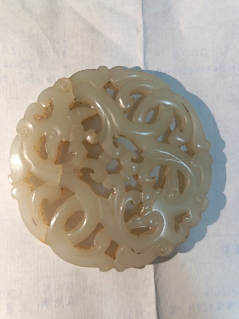 古玩玉器和田玉佩真品鑒賞圖