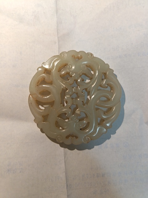 古玩玉器和田玉佩真品鑒賞圖