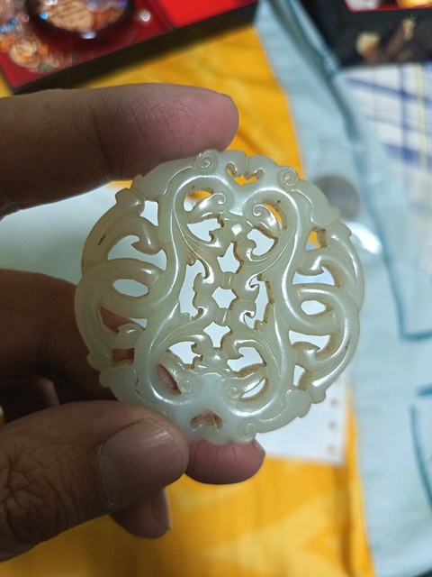 古玩玉器和田玉佩真品鑒賞圖