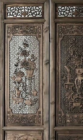 古玩雜項屏風隔斷真品鑒賞圖