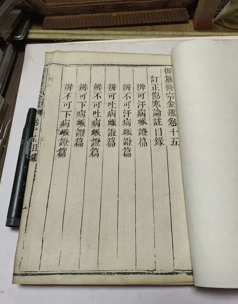 古玩字畫《御纂醫宗金鑒》零冊真品鑒賞圖