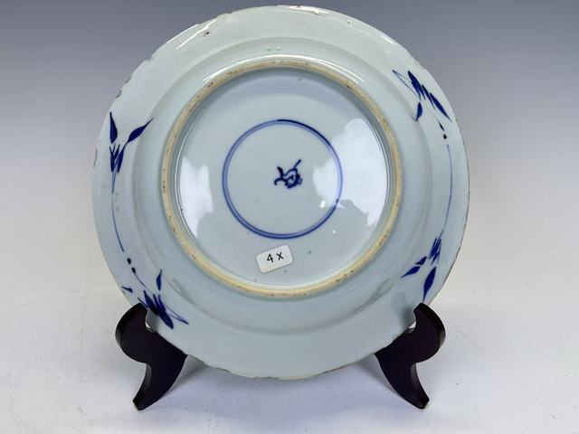 古玩陶瓷清康熙·青花遠(yuǎn)山近水人物故事盤拍賣，當(dāng)前價(jià)格297元