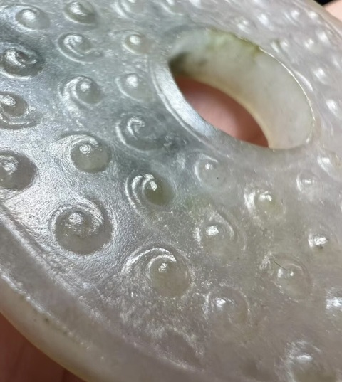 古玩玉器仿古玉璧真品鑒賞圖