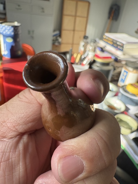 古玩陶瓷紫金釉長頸瓶拍賣，當前價格3866元