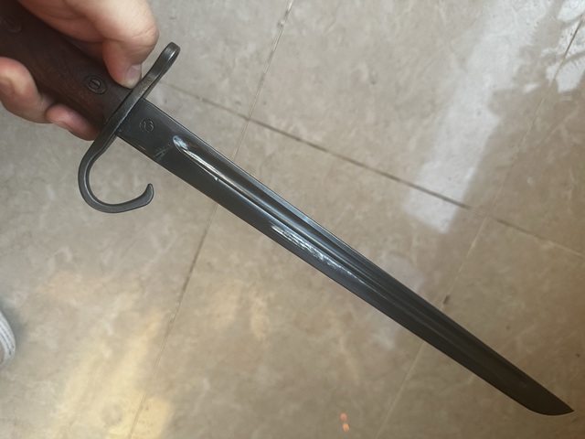 古玩雜項日本軍用刺刀真品鑒賞圖