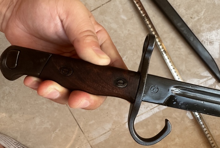 古玩雜項日本軍用刺刀真品鑒賞圖