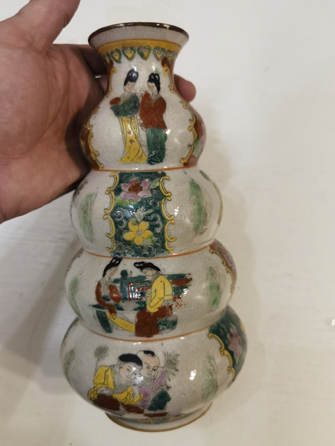 古玩陶瓷葫蘆瓶真品鑒賞圖