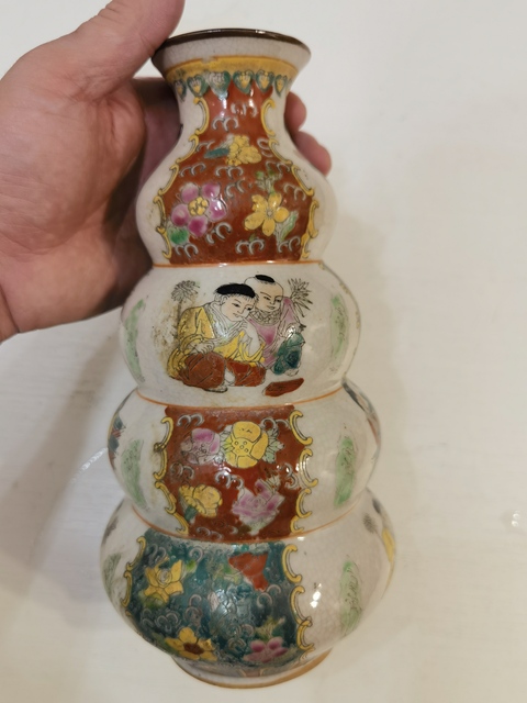 古玩陶瓷葫蘆瓶真品鑒賞圖