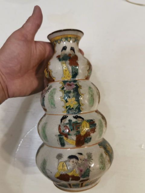 古玩陶瓷葫蘆瓶真品鑒賞圖