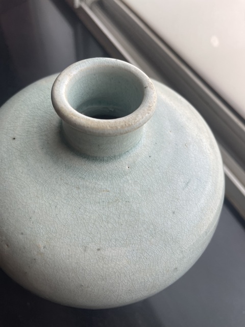 古玩陶瓷青白釉梅瓶真品鑒賞圖