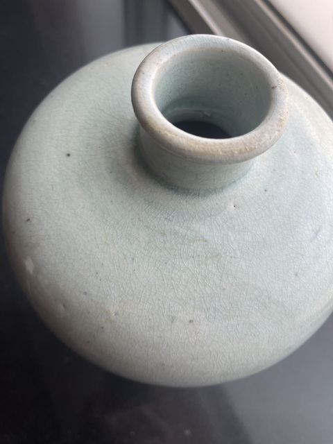 古玩陶瓷青白釉梅瓶真品鑒賞圖