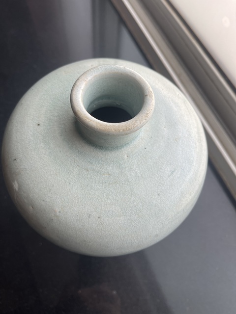 古玩陶瓷青白釉梅瓶真品鑒賞圖