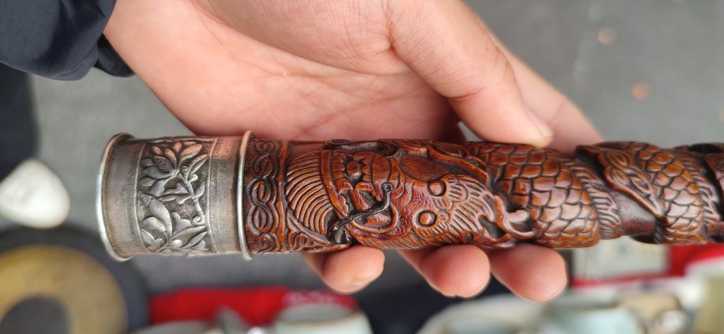 古玩雜項煙桿真品鑒賞圖