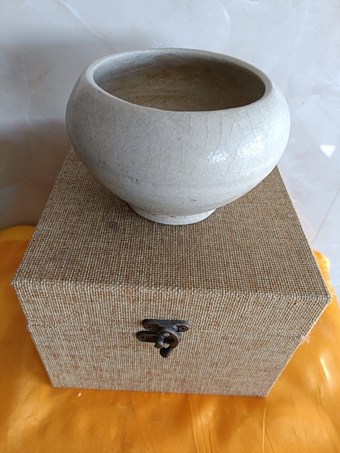 古玩陶瓷宋代青白釉圍棋缽拍賣，當前價格980元