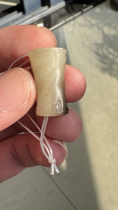 古玩玉器仿古玉勒子真品鑒賞圖