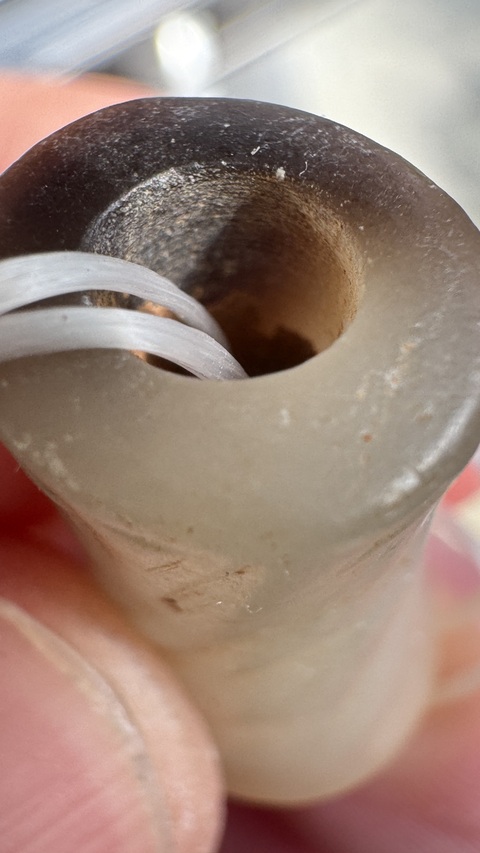 古玩玉器仿古玉勒子真品鑒賞圖