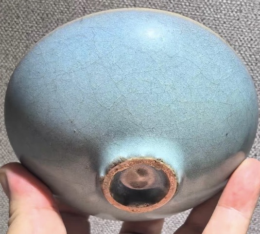 古玩陶瓷鈞瓷盞真品鑒賞圖