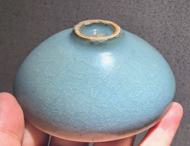 古玩陶瓷鈞瓷盞真品鑒賞圖