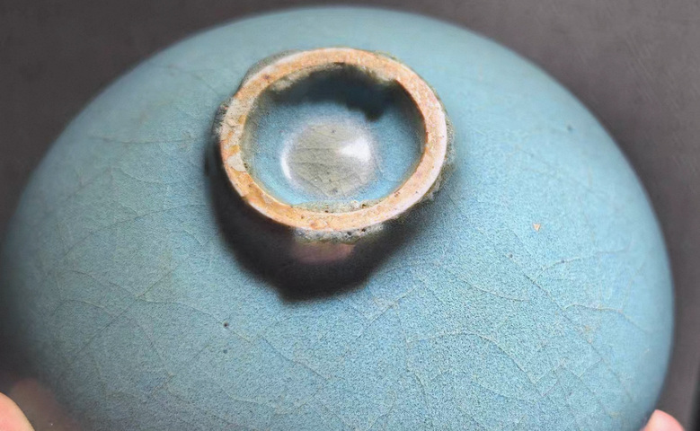 古玩陶瓷鈞瓷盞真品鑒賞圖