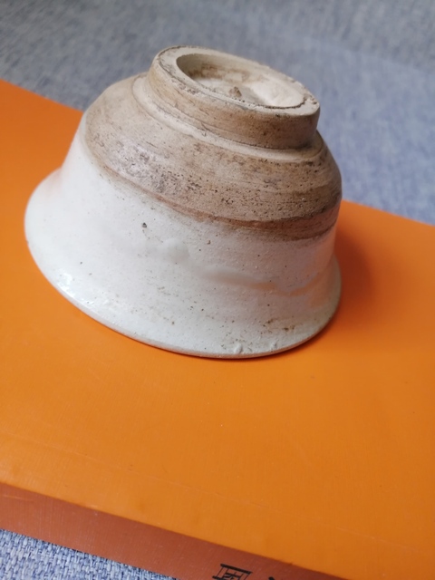 古玩陶瓷明北方窯口白釉小碗真品鑒賞圖