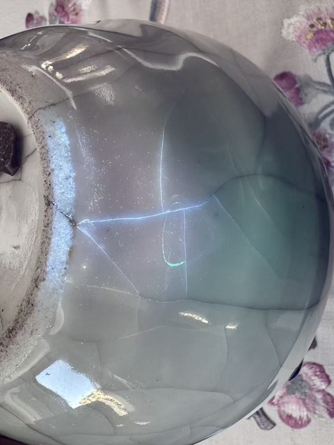 古玩陶瓷創(chuàng)匯·窯變釉魚簍尊 真品鑒賞圖