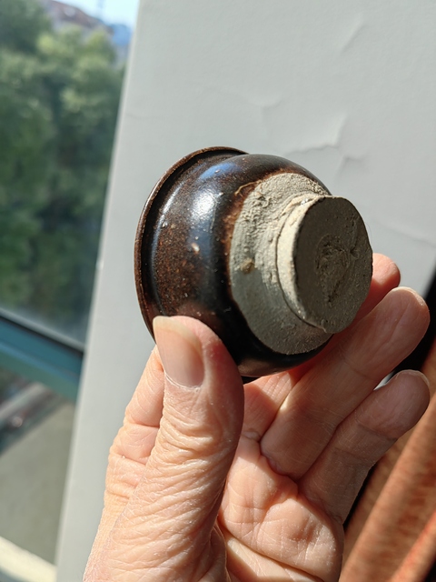 古玩陶瓷吉州窯褐釉茶杯真品鑒賞圖