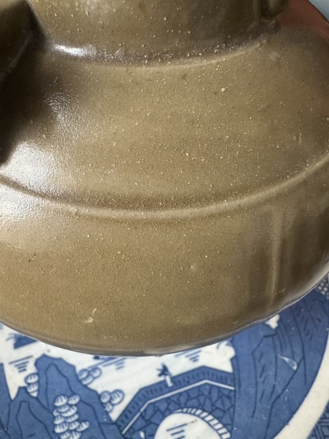 古玩陶瓷越窯青釉執壺真品鑒賞圖