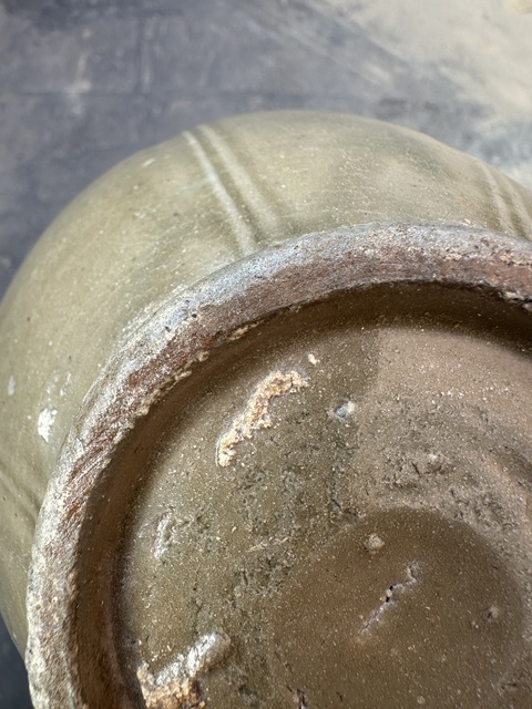 古玩陶瓷越窯青釉執壺真品鑒賞圖