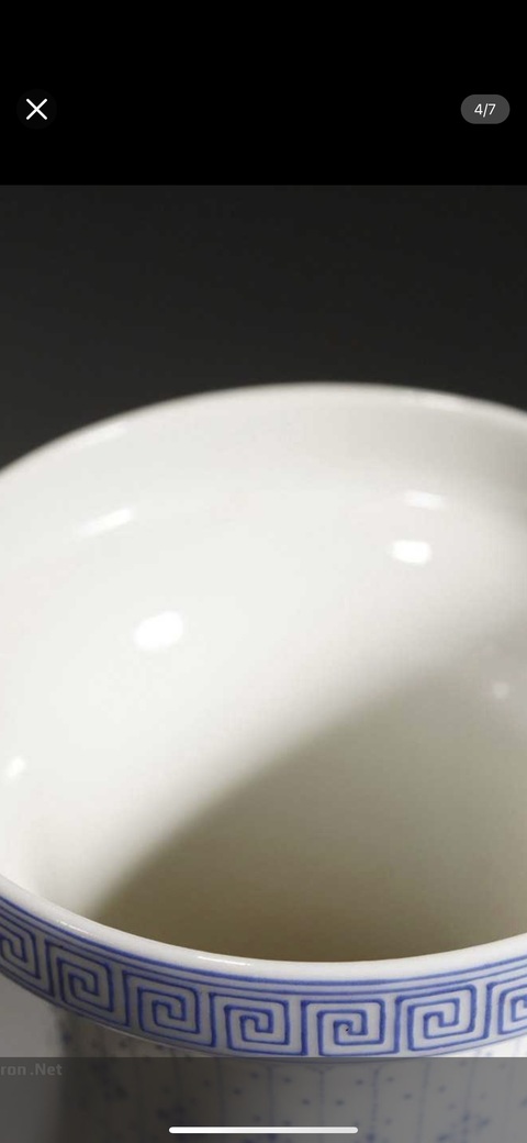 古玩陶瓷567粉彩人物紋大瓶真品鑒賞圖