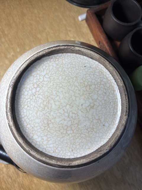 古玩陶瓷哥釉罐真品鑒賞圖