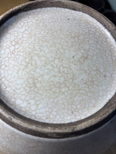 古玩陶瓷哥釉罐真品鑒賞圖