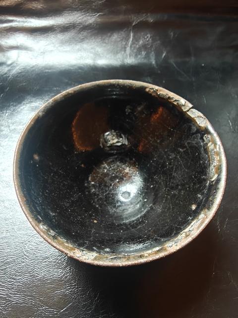 古玩陶瓷福清窯黑釉茶盞真品鑒賞圖