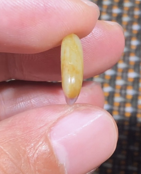 古玩玉器和田玉隨型（修磨）真品鑒賞圖