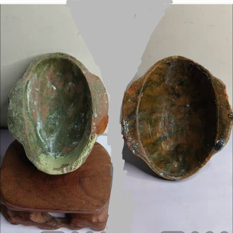 古玩陶瓷耳杯真品鑒賞圖