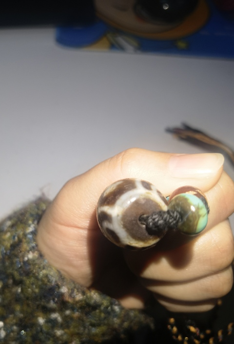 古玩玉器新工藝寶瓶達(dá)洛天珠真品鑒賞圖