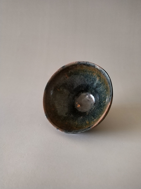 古玩陶瓷（宋代）福清窯窯變黑釉茶盞拍賣，當前價格568元