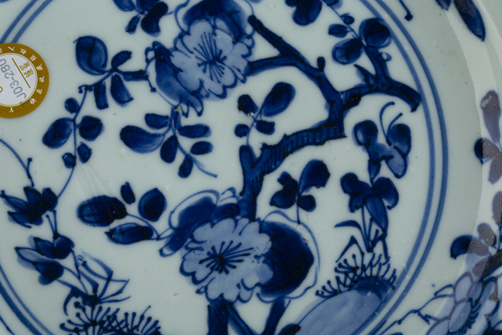 古玩陶瓷清康熙·青花花卉紋花口盤
真品鑒賞圖