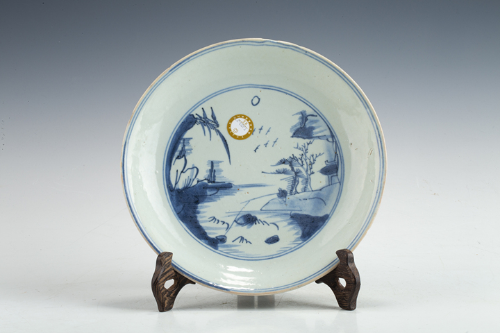 古玩陶瓷清康熙·青花山水垂釣紋盤
真品鑒賞圖