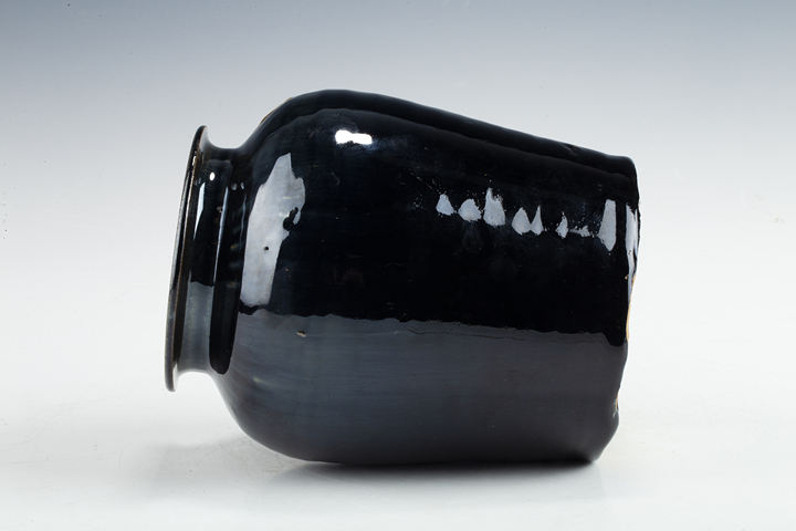 古玩陶瓷清·黑釉罐真品鑒賞圖